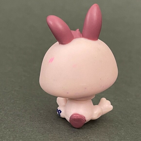 LPS Littlest Pet Shop Hasbro Figure Bunny Rabbit 2007 Pink - Picture 3 of 6